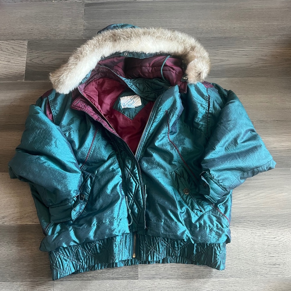 Rainbow west bomber jacket